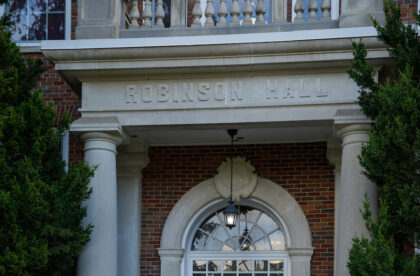 Robinson Hall on Albion College's campus, the home of the Political Science department.